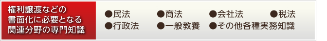 関連分野の専門知識